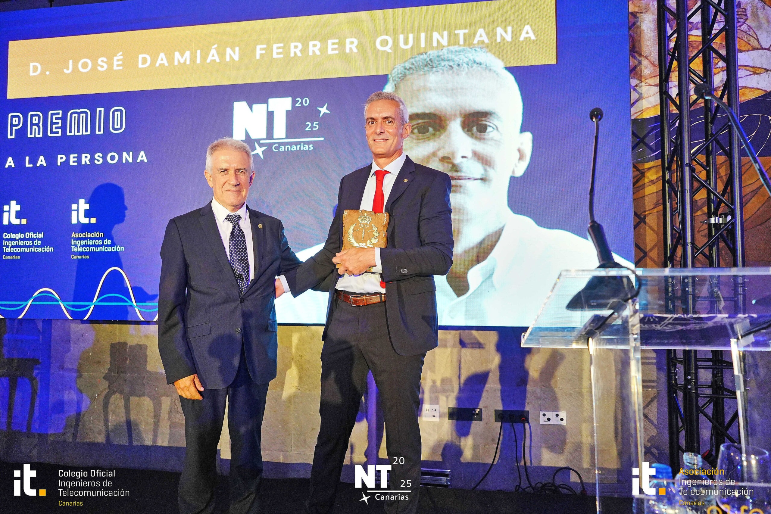 Premiados NT Canarias 2025 - Premio a la persona: José Damián Ferrer Quintana